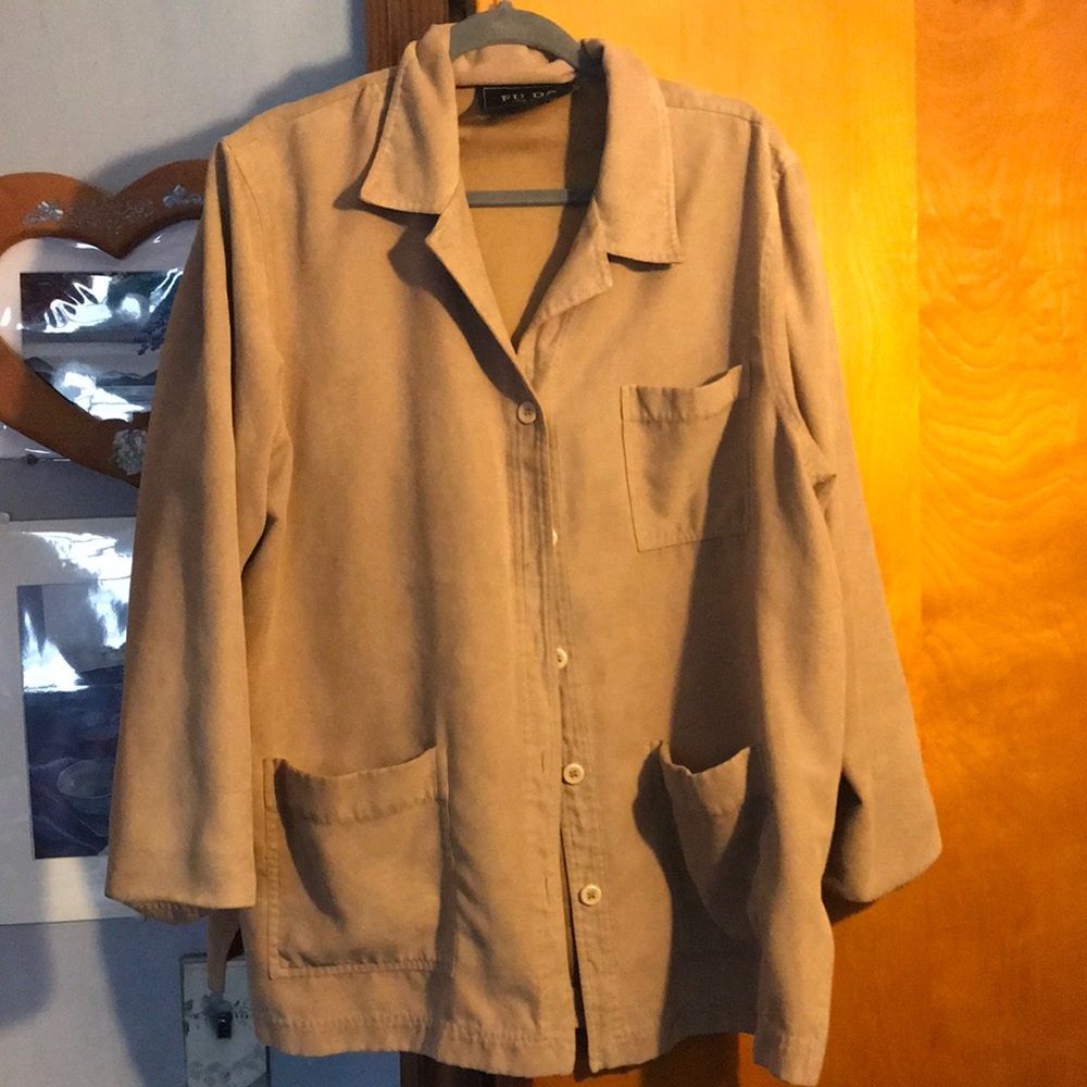 Tan Button-Up Jacket